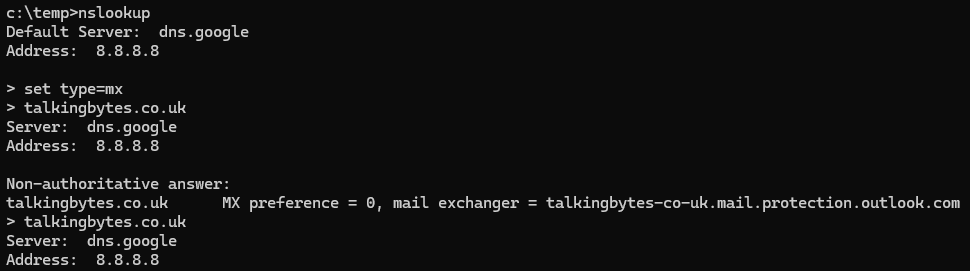 NSLookup_Set_Type_mx